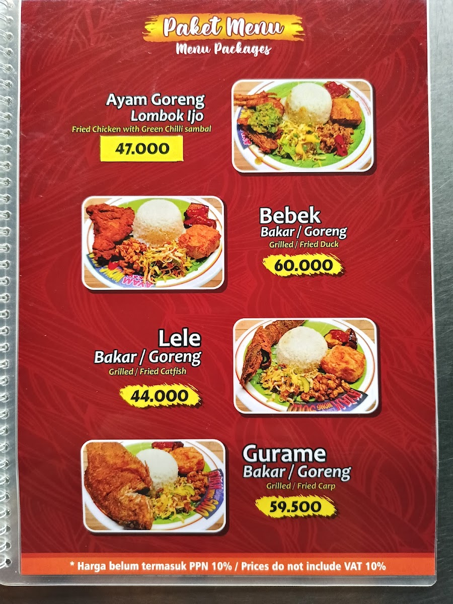 Ayam Bakar Wong Solo Kuta Menu - Image 3